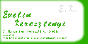 evelin keresztenyi business card