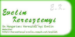 evelin keresztenyi business card